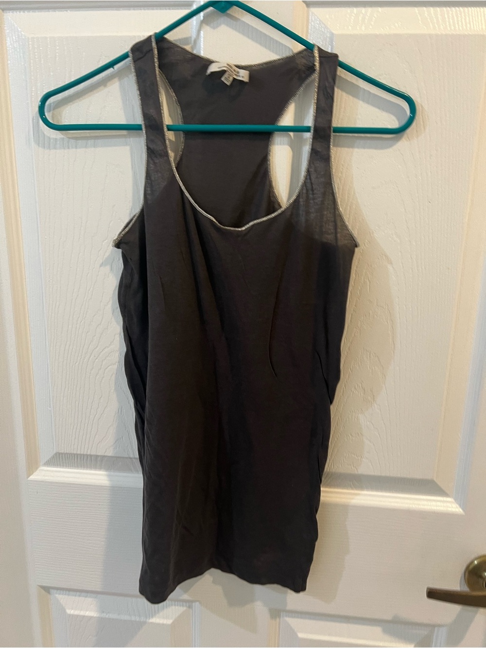 Ruehl No.925 Charcoal Gray Racerback Tank